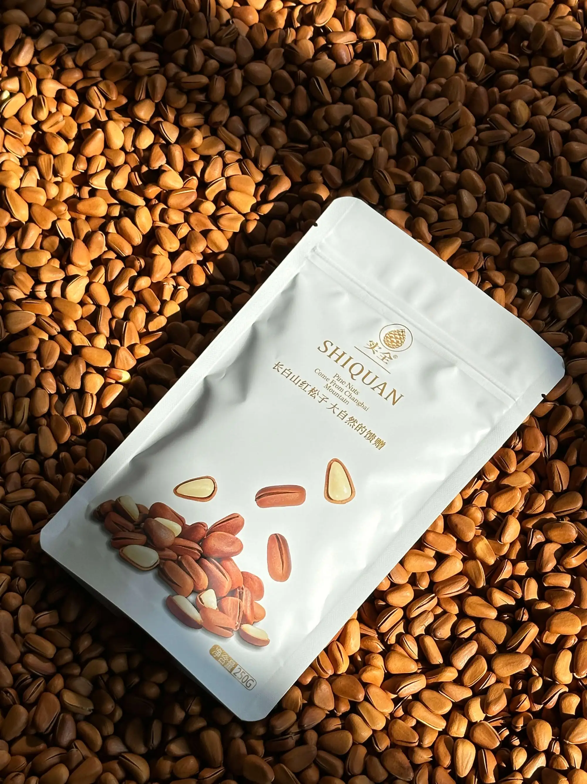 象牙白包装展示